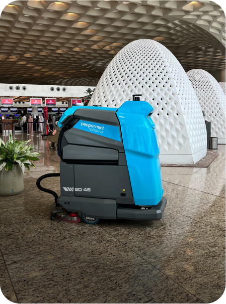 Peppermint Robotics SD45 Gen2 at Mumbai International Airport