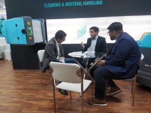 Visitor meet at Clean India Show 2023
